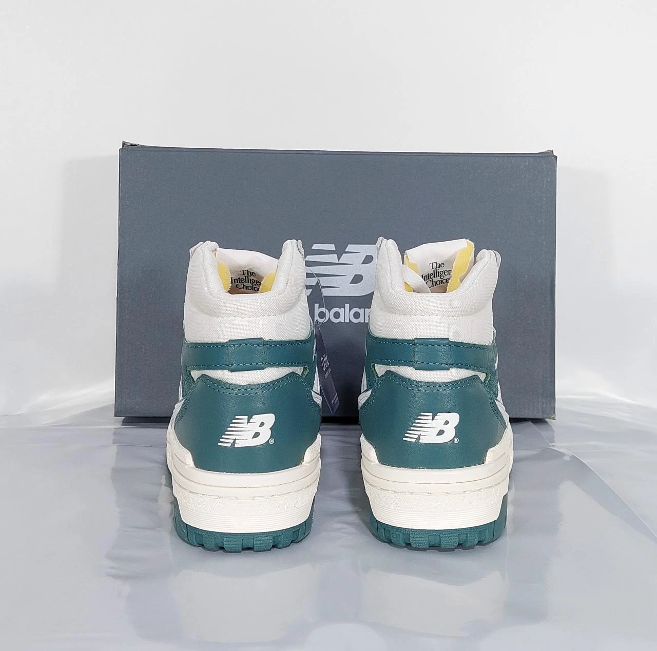 New Balance 650 high top sneakers - white / teal green 41.5EU – photo 3